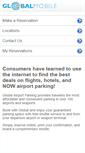 Mobile Screenshot of globalairportparking.com